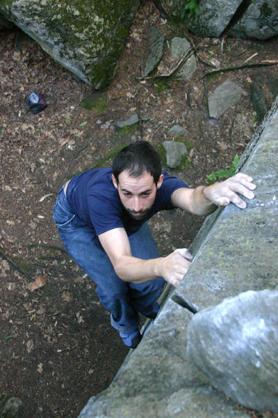 Jakob latching the top...