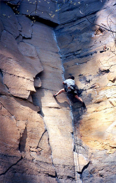 Going up Rock Wars. Summer '99.
