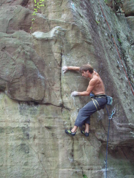 Jay Knower almost through the business on Generation Gap. Photo by Kayte Decker.