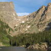 Hallett and Flattop from Dream Lake.