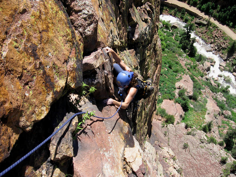 Tamara flying by the p2 Ruper Crack!