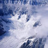 Flying into Wrangell/St. Elias to climb Mt. Bona (5/02).<br>
<br>
Photo by Paul Huebner