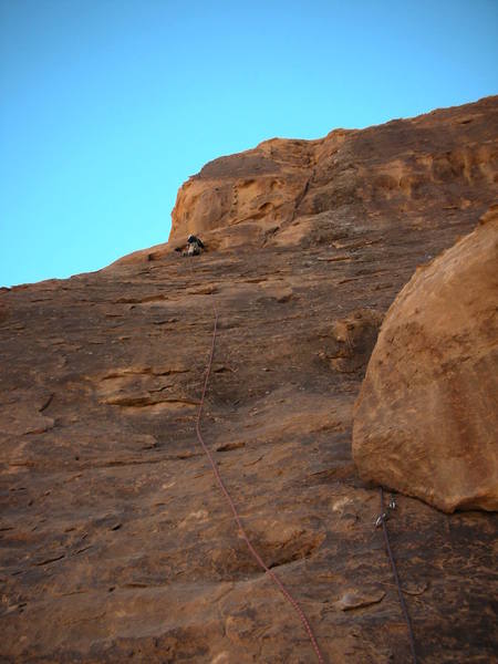 During FA of Bedouin Camel Boys with Res von Känel in Wadi Rum