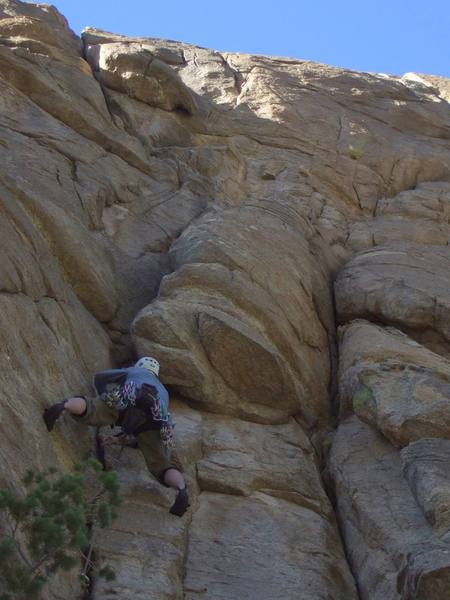Approaching the first crux