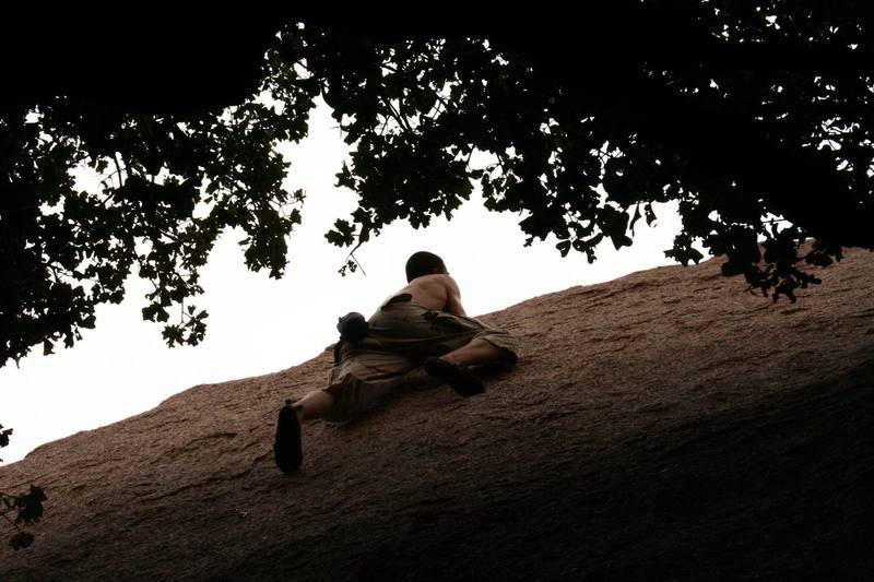 This climb is so cool.