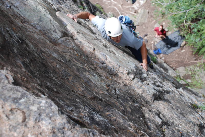 Rock Climbing in Junior Olympic Wall, Independence Pass
