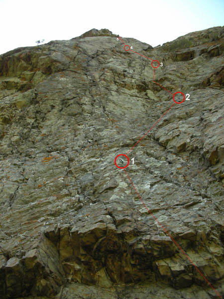 taken direclty below the route (weird perspective)