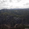 Photo of east Boulder Canyon from the air.