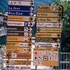 Which way do we go to get out of La Thuile, Italy (9/98)? 
