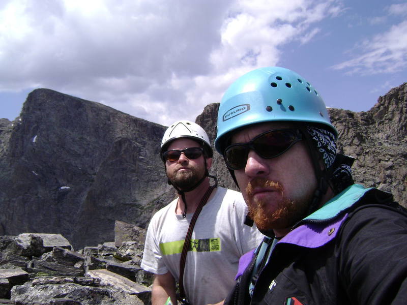Summit Shot of Tom Holman and Me.
