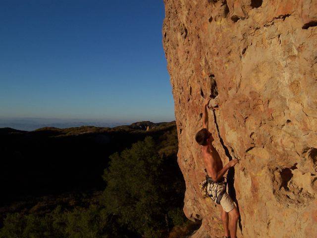 Alex McClure at the start