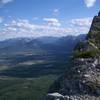 View of Bow Valley from top of East End of Yam