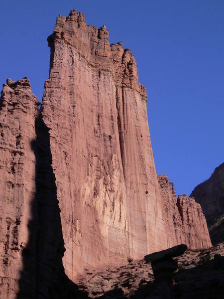 From the backside
