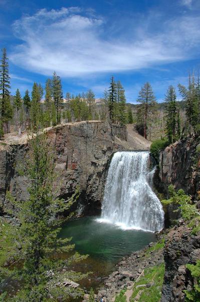 Rainbow Falls, near Mammoth Mountain and Devil's Postpile National Monument.