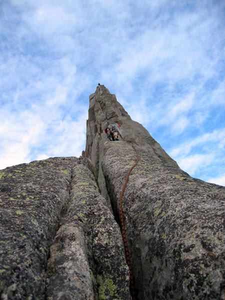 Starting out on the ridge.