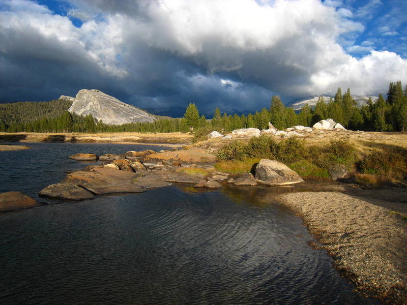 Lembert Dome from across the meadow. Right before the first snow of 2007.<br>
<br>
Photo by David Poulsen