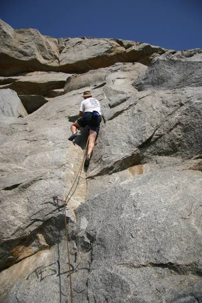 Making use of good layaways, passing the 2nd bolt.