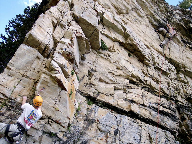 A busy day at Whipper wall