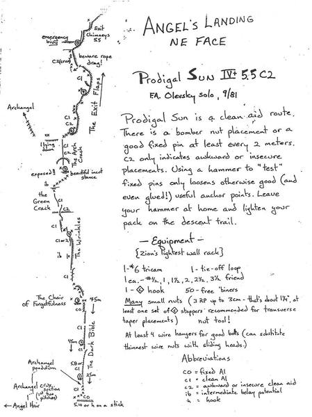 Prodigal Sun Topo