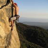 T-Crack, Santa Barbara. Best climb on the central coast at the best time of day... doesn't get much better!