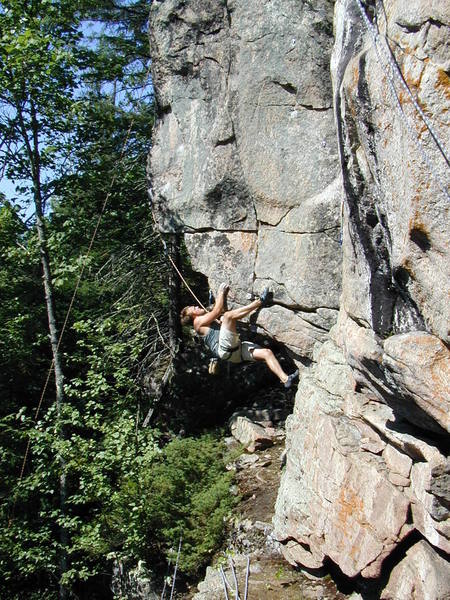 Josh working the move on TR