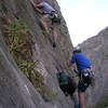 Greg and I on Jungle Mountaineering on  the Jungle Wall.