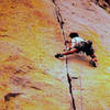 Greg Jackson sinking fingers on the first pitch of 'Thin Ice'<br>
<br>
(scan)