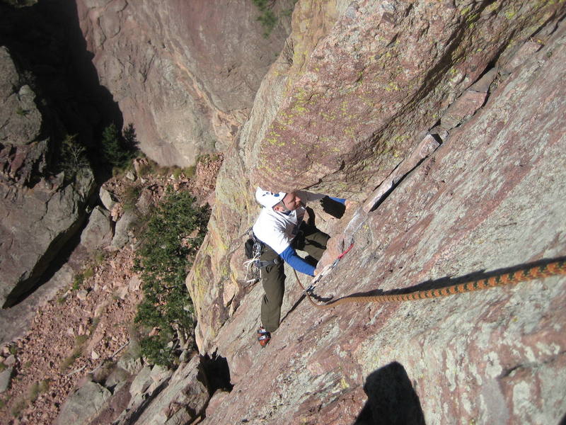 Eric at the top of P1