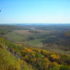 Looking over at Lake Wisconsin from the top of the quarry 10-21-07.  What a day...what a weekend....