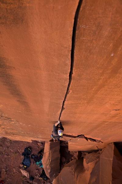 The awesome thin hands splitter of Pente.<br>
<br>
Photo by Alex Cooper