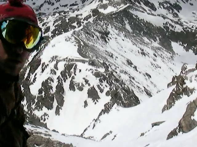Skier: Austin Porzak Location: Darth Vader Couloir Indian Peaks Colorado Photo taken by JC