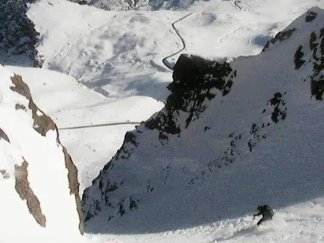 Skier: Austin Porzak Location: Chile Backcountry Photo taken by David Dean