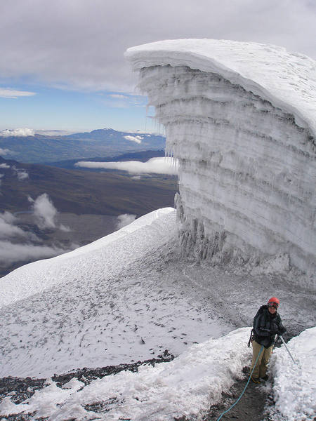 Cotopaxi, Ecuador 2007 19,300 feet summit reached.