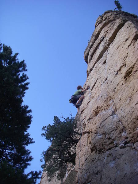 The sun set and I changed camera angles for the finish. B/C is chalked crack immediately to the right.