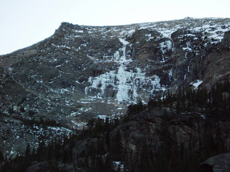 We did this route on November 6th, 2007. If you free solo the easy slab at the beginning of the route, it's posssible to climb the entire route in 2 roped 60 meter pitches, linking the 2nd and 3rd pitches into one incredible pitch.