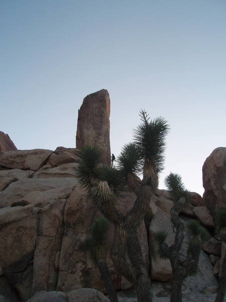 Joe De Luca attempting the 2nd ascent of The Cutting Edge 5.13b