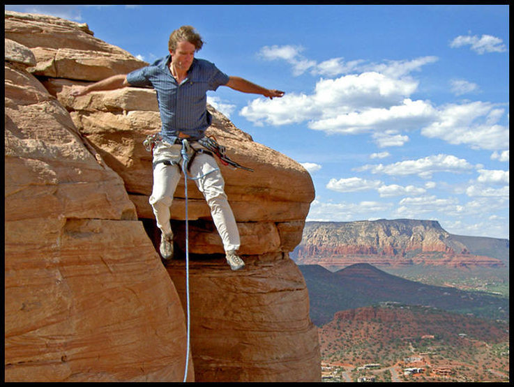 Rock Climbing in Sedona Area, Northern Arizona