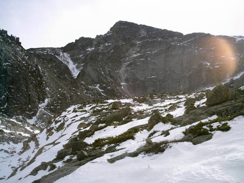 Is that tiny piece of ice on Chiefshead this route?