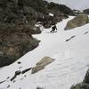 Austin Porzak skiing Darth Vader on Arapahoe Peak, CO.  Photo taken by JC 