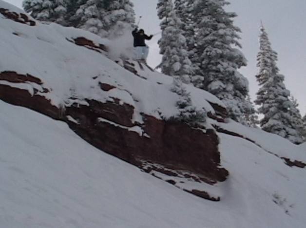 Austin Porzak in the Colorado BC. Photo taken by Jeff Barnow