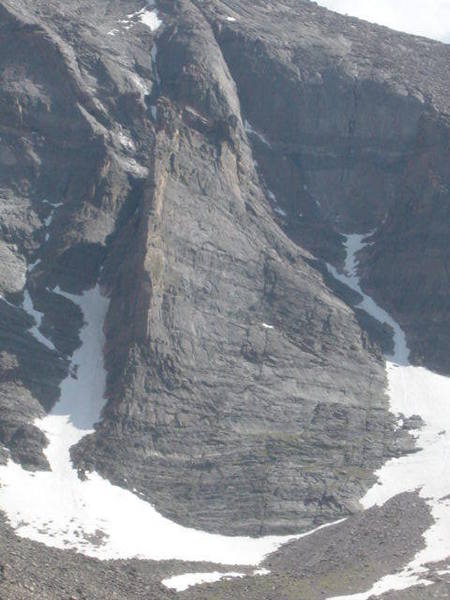 View of the Flying Buttress and the start of Dream Weaver.