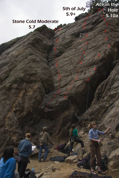 This is a very well-protected route on the far left.