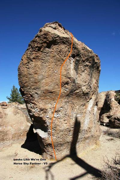 South Prow of The Devil Boulder Topo