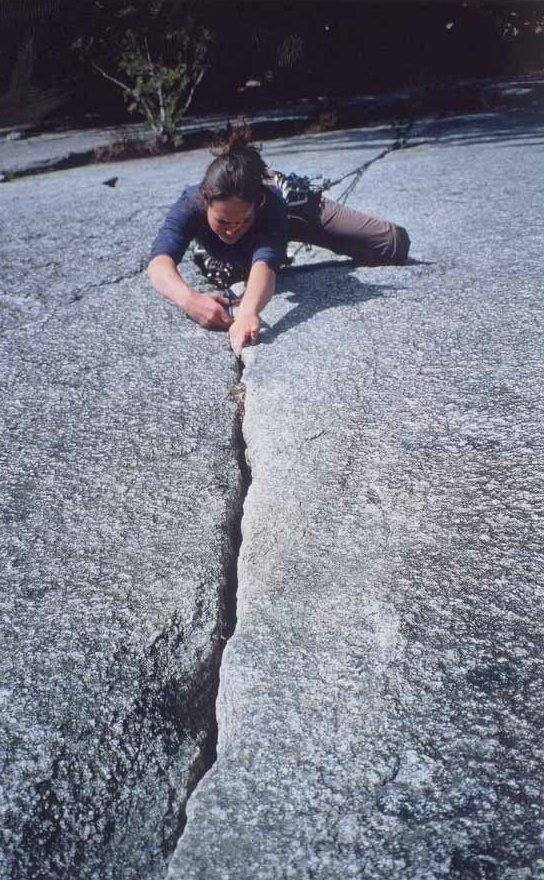 Great finger locks on Arrowroot. Photo of Jasmin Caton by Matthew