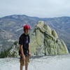 My son Josh standing atop the Charlatan when he visited me this Summer.