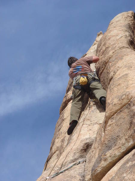 Starting the crux of Rainy Day Women<br>
<br>
photo by Chris Lane
