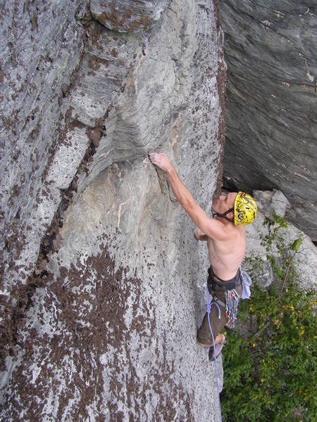 Stout and technical face climbing.