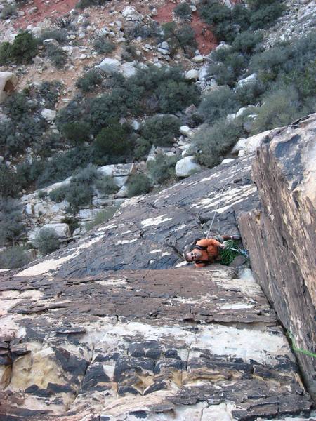 Looking down at Gary M on the top of pitch one, a rather small and uncomfortable stance, this would suck for a party of three.