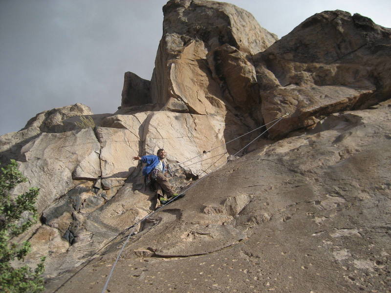 Myself back-cleaning the route.