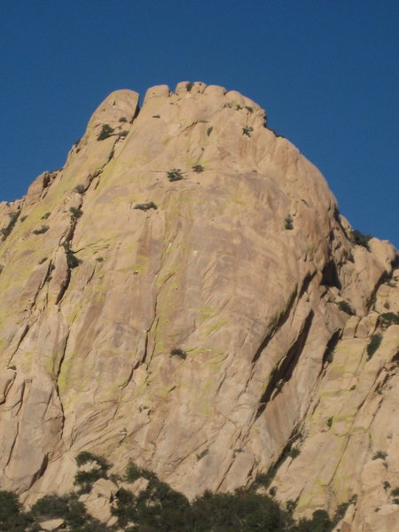 Climbers from Detroit on "Peacemaker" at about 3:30pm 12/30/2007. We finished and noticed them up there. We left before they reached their famous trouble pitch.